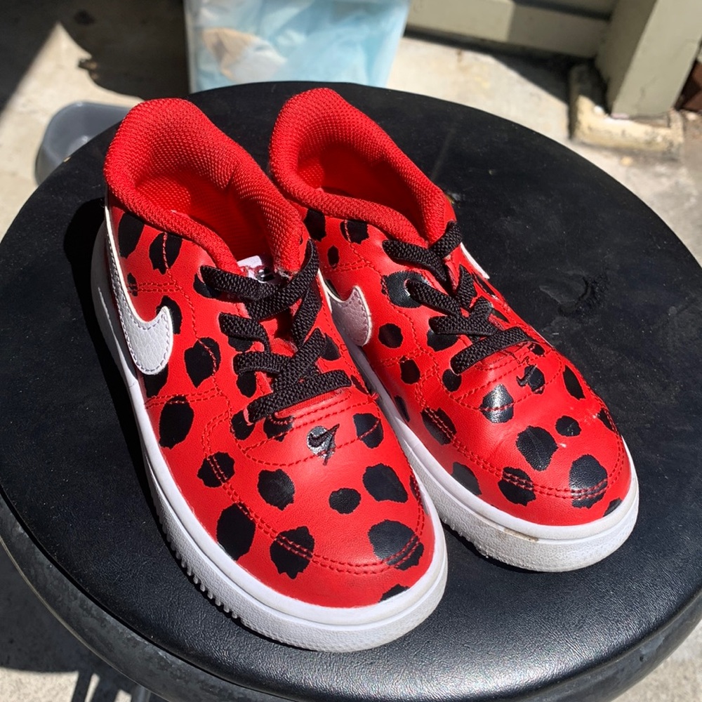 Ladybug toddler air force 1 sneakers